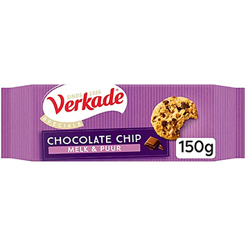 Verkade Mælk og mørk chokolade 150g