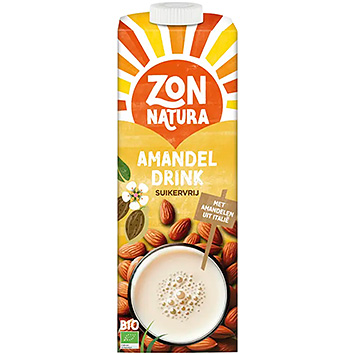 Zonnatura Amandeldrink ongezoet 1000g