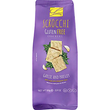 Laurieri Scrocchi hvidløg persille glutenfri 100g