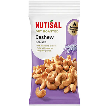 Nutisal Tørristede cashewnødder havsalt 60g