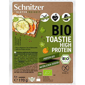 Schnitzer Toastie high protein bio 170g