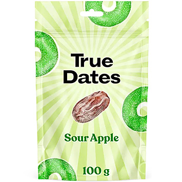 True Dates Surt äpple 100g