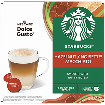Starbucks Dolce Gusto-kompatibel hasselnød 123g