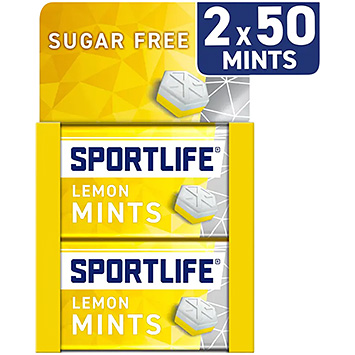Sportlife Mintpastiller citron 70g