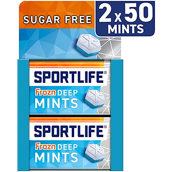 Sportlife Frozn deep mints 2-pack 70g