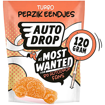 Autodrop Most wanted turbo perzik eendjes 120g