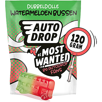 Autodrop Most wanted watermeloen bussen 120g