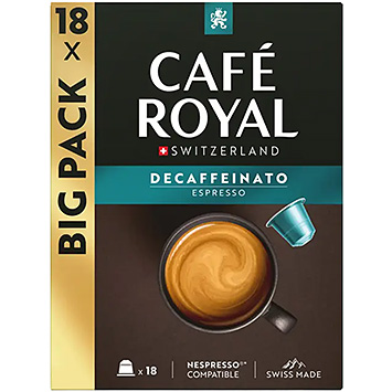 Café Royal Espresso decaffeinato capsules 90g