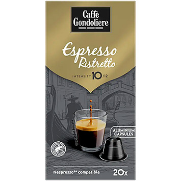 Caffè Gondoliere Espresso ristretto kapsler 110g