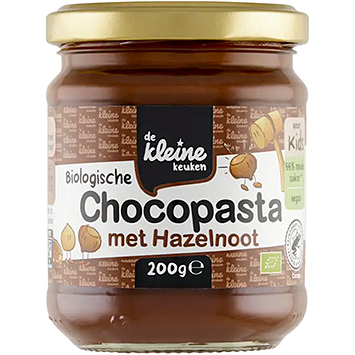 De Kleine Keuken Biologische chocopasta hazelnoot kids 200g