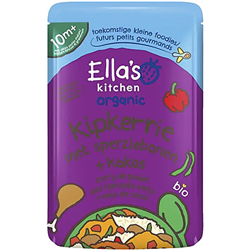 Ella's kitchen Kipkerrie met sperziebonen en kokos 10m+ 190g