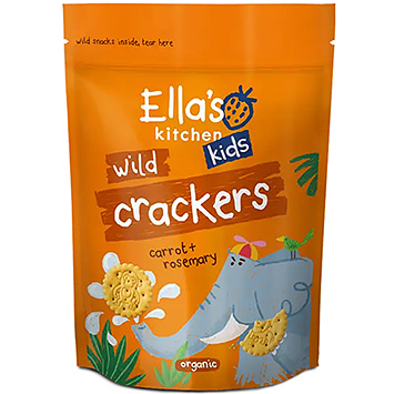 Ella's kitchen Vilde kiks gulerod + rosmarin 18m+ 100g