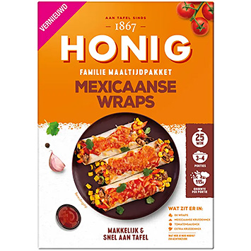 Honig Familie maaltijdpakket Mexicaanse wraps 265g