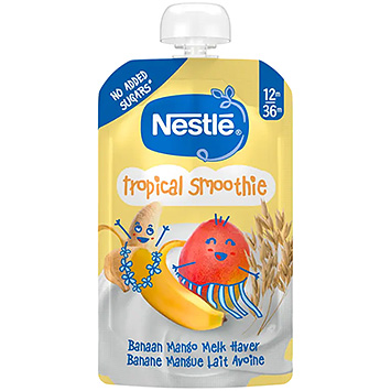 Nestlé Tropical smoothie banaan mango 12m+ 110g
