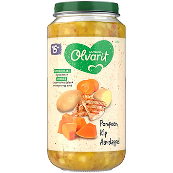 Olvarit Pompoen kip aardappel 15m+ 250g