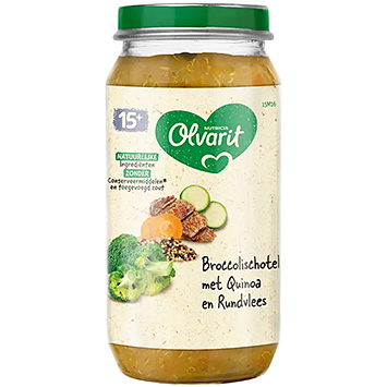 Olvarit Broccolischotel quinoa rundvlees 15m+ 250g