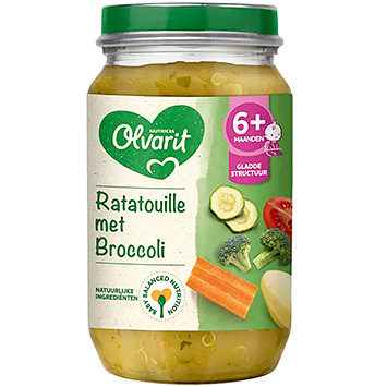 Olvarit Ratatouille met broccoli 6m+ 200g