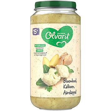 Olvarit Bloemkool kalkoen aardappel 15m+ 250g