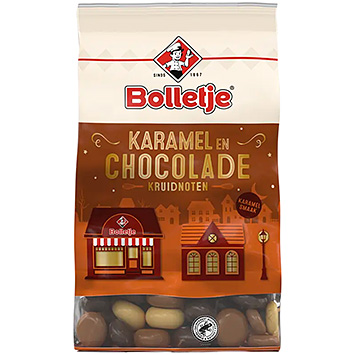Bolletje Karamel en chocolade kruidnoten 250g