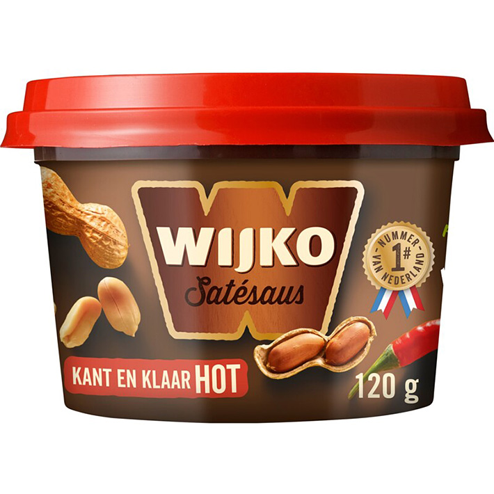 Wijko Satay sauce færdiglavet (stærk) 120g Holland Supermarked