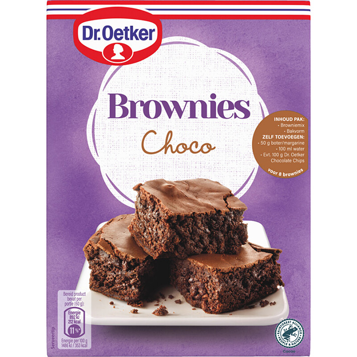 Dr. Oetker Brownies chocolate 360g Holland Supermarket