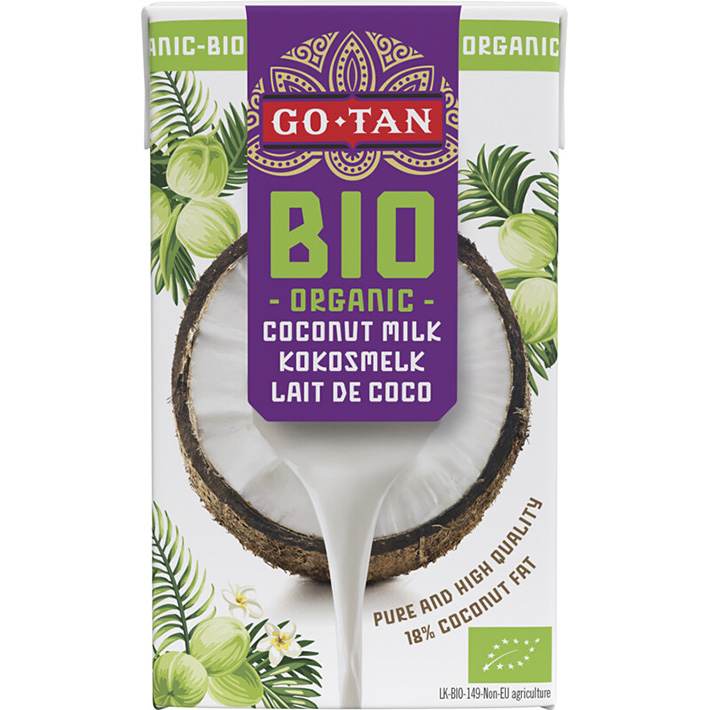 Go-Tan Latte di cocco biologico 250ml - Olanda Supermercato