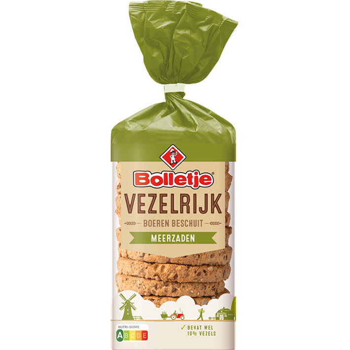 Bolletje Ballaststoffreiche Bauern Zwieback Multiseeds 160g - Holland ...