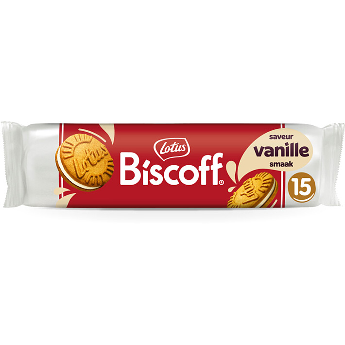 Lotus Biscuits fourrés crème saveur vanille Biscoff 150g Hollande