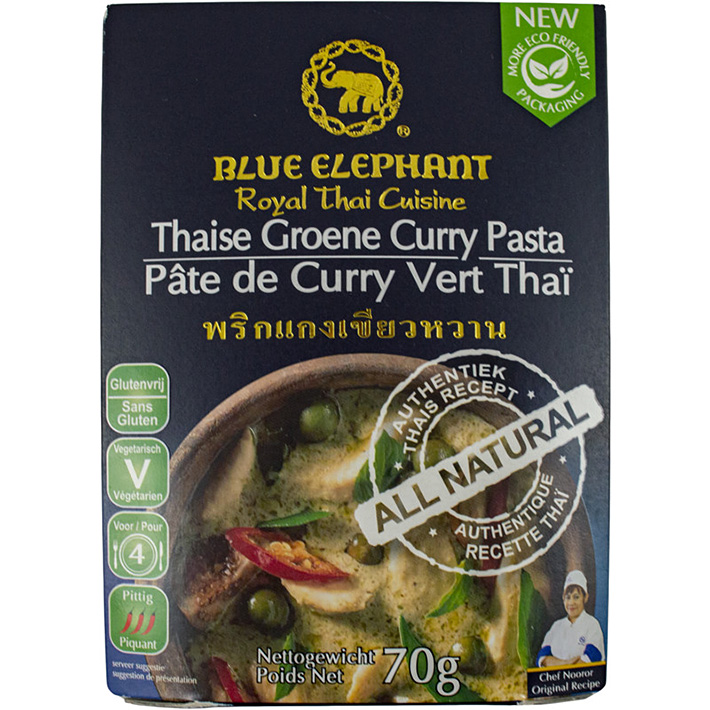 Blue Elephant Thailändische grüne Currypaste 70g - Holland Supermarkt