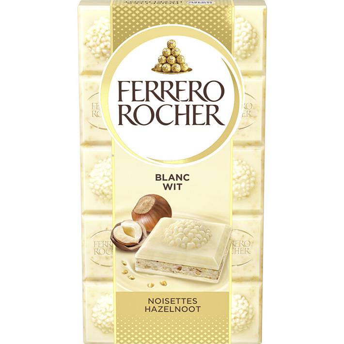 Tablette de chocolat Lait Noisettes FERRERO ROCHER
