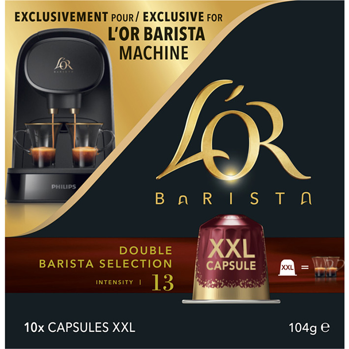 L'OR Barista double sélection café capsules XXL 104g - Hollande